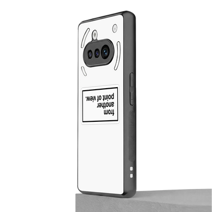 Point Of View White Edition nothing phone 3a mobile cover | shockproof glass phone case
