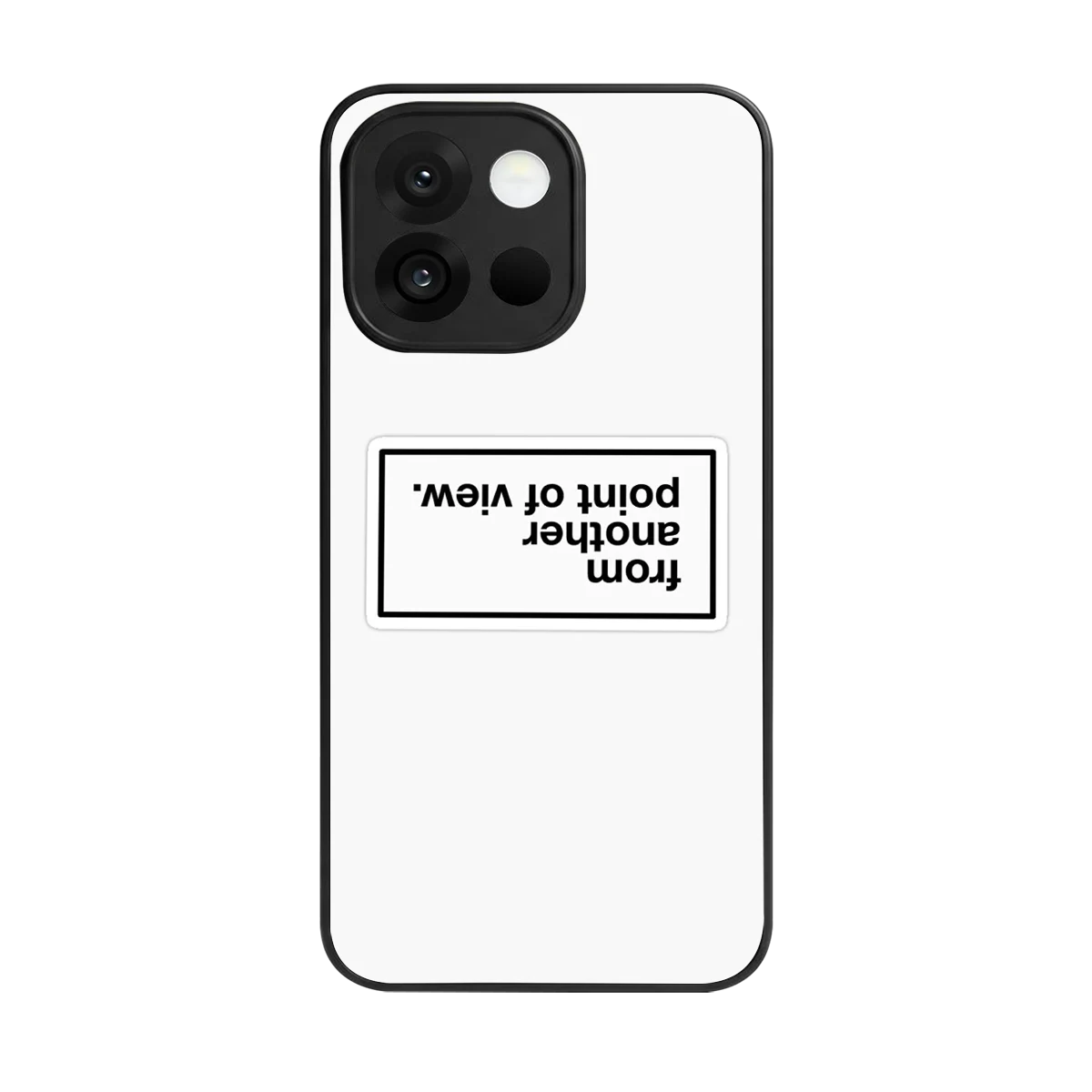 Point Of View White Edition back phone cover | glass case for oneplus 13s