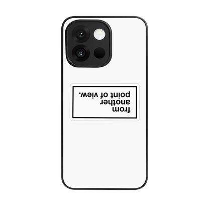 Point Of View White Edition back phone cover | glass case for oneplus 13s