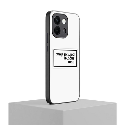 Point Of View White Edition oneplus 13s mobile cover | shockproof glass phone case