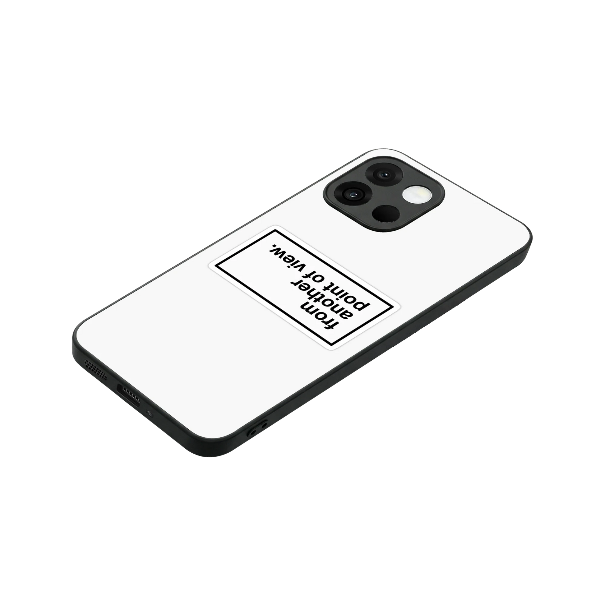 Point Of View White Edition stylish phone case for oneplus 13s | glossy glass and slim fit