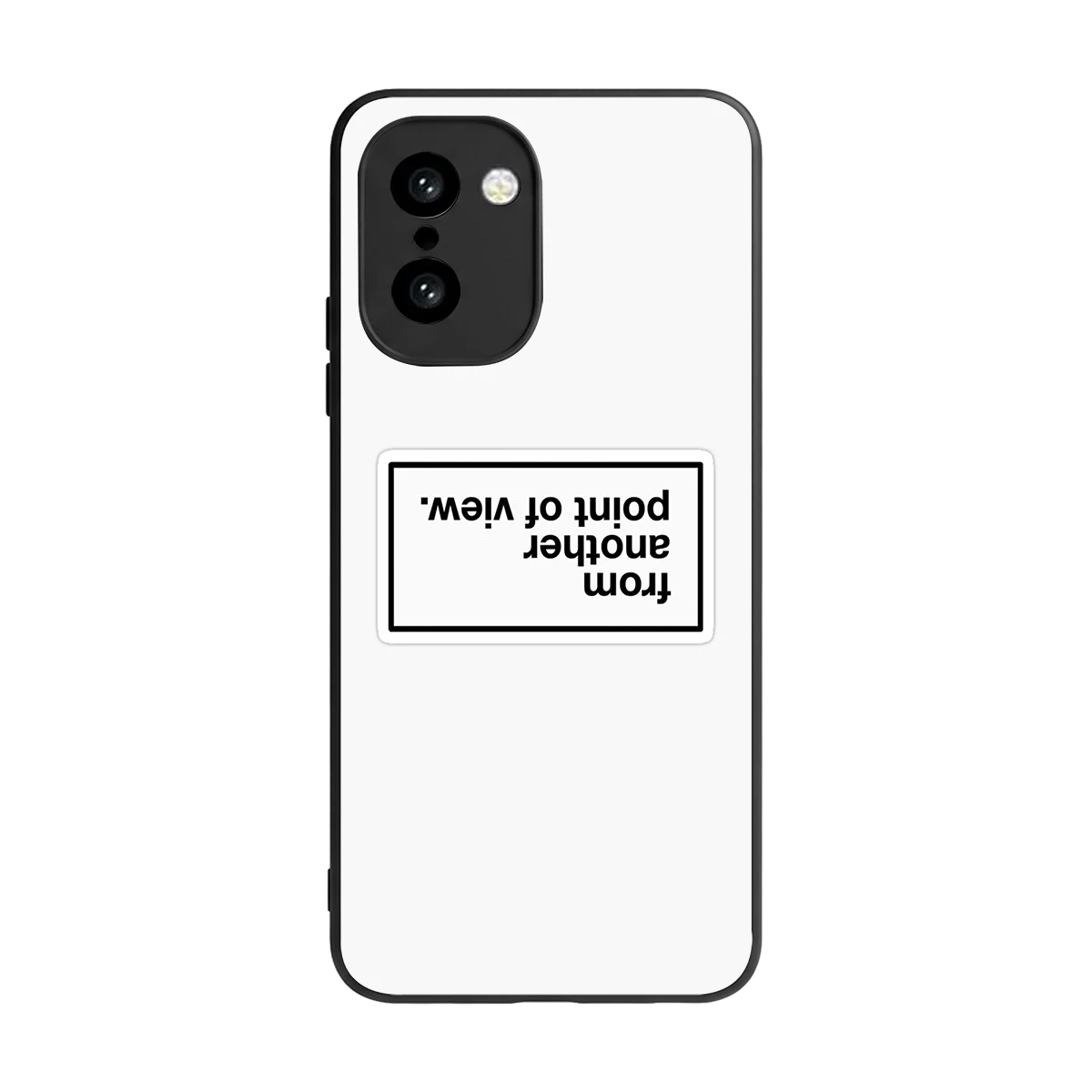 Point Of View White Edition back phone cover | glass case for oneplus 15r