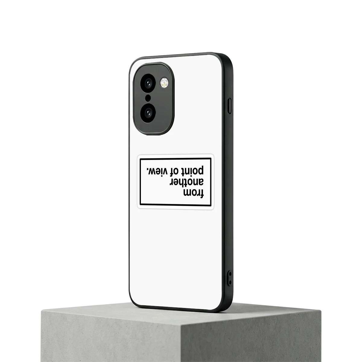 Point Of View White Edition oneplus 15r mobile cover | shockproof glass phone case