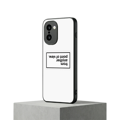 Point Of View White Edition oneplus 15r mobile cover | shockproof glass phone case