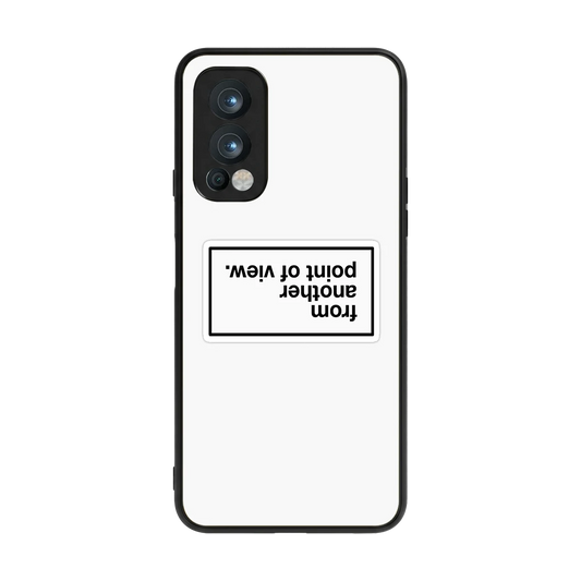 Point Of View White Edition back phone cover | glass case for oneplus nord 2
