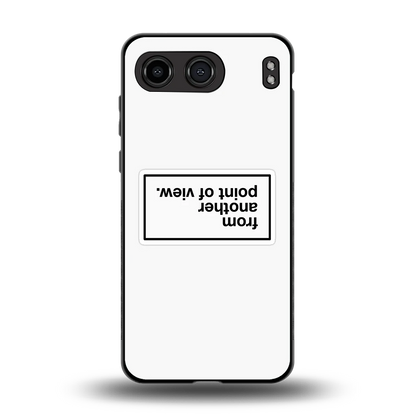 Point Of View White Edition back phone cover | glass case for oneplus nord 4