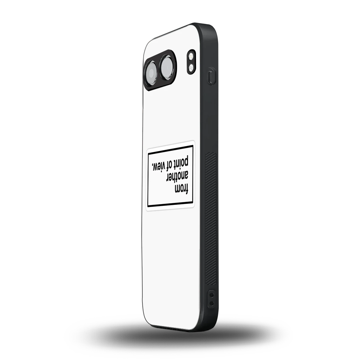 Point Of View White Edition oneplus nord 4 mobile cover | shockproof glass phone case