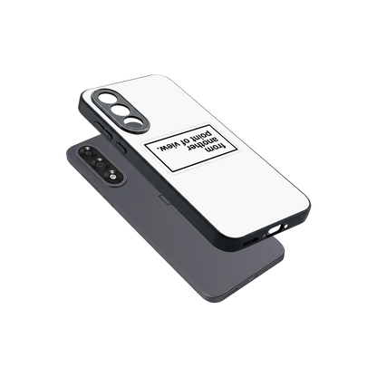 Point Of View White Edition sleek oneplus nord 5 cover with tempered glass back and TPU edges