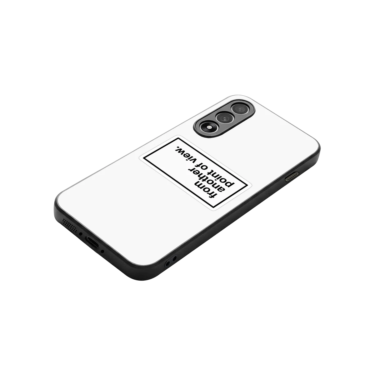Point Of View White Edition stylish phone case for oneplus nord 5 | glossy glass and slim fit