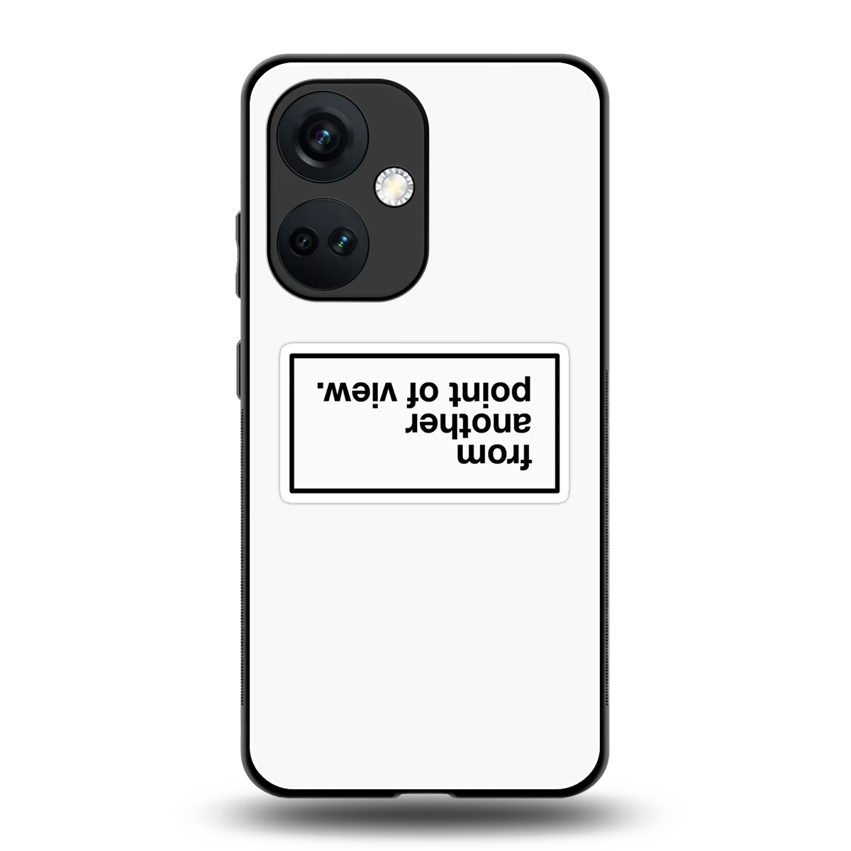 Point Of View White Edition back phone cover | glass case for oneplus nord ce 3