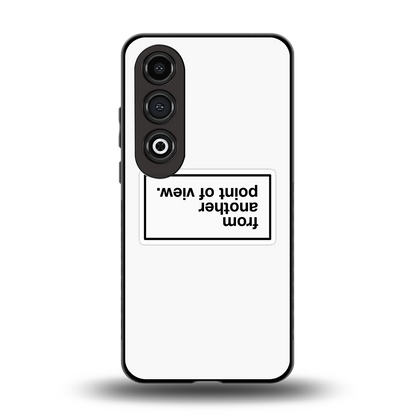 Point Of View White Edition back phone cover | glass case for oneplus nord ce 4