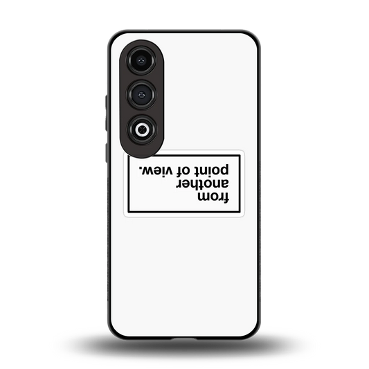 Point Of View White Edition back phone cover | glass case for oneplus nord ce 4