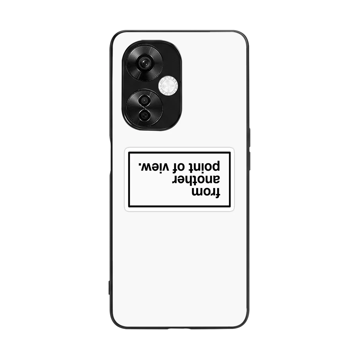 Point Of View White Edition back phone cover | glass case for oneplus nord ce 3 lite