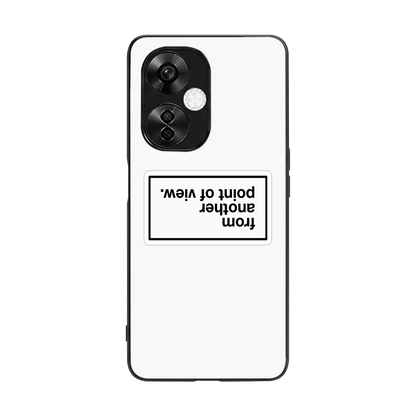 Point Of View White Edition back phone cover | glass case for oneplus nord ce 3 lite