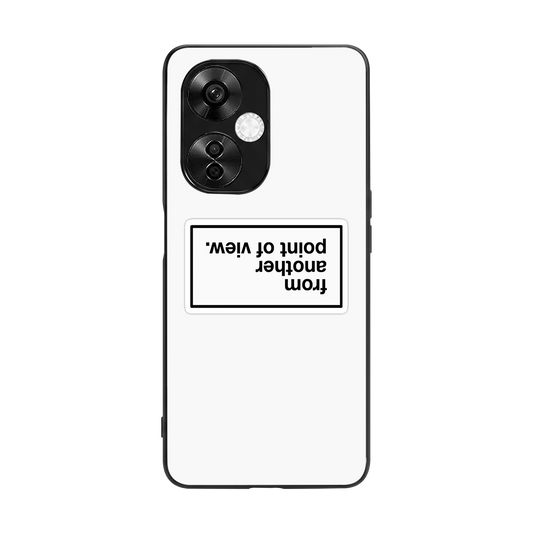 Point Of View White Edition back phone cover | glass case for oneplus nord ce 3 lite