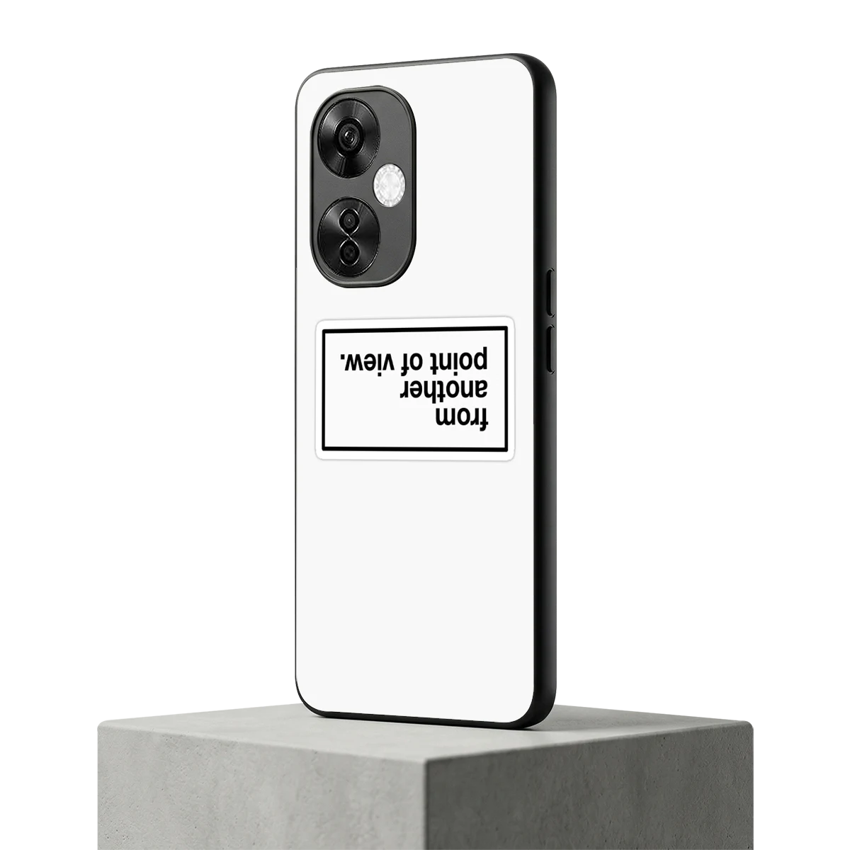 Point Of View White Edition oneplus nord ce 3 lite mobile cover | shockproof glass phone case