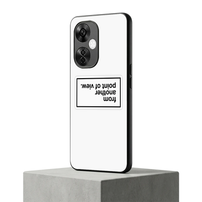 Point Of View White Edition oneplus nord ce 3 lite mobile cover | shockproof glass phone case
