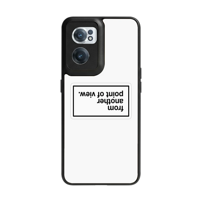 Point Of View White Edition back phone cover | glass case for oneplus nord ce 2