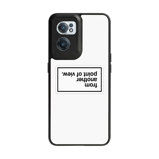 Point Of View White Edition back phone cover | glass case for oneplus nord ce 2