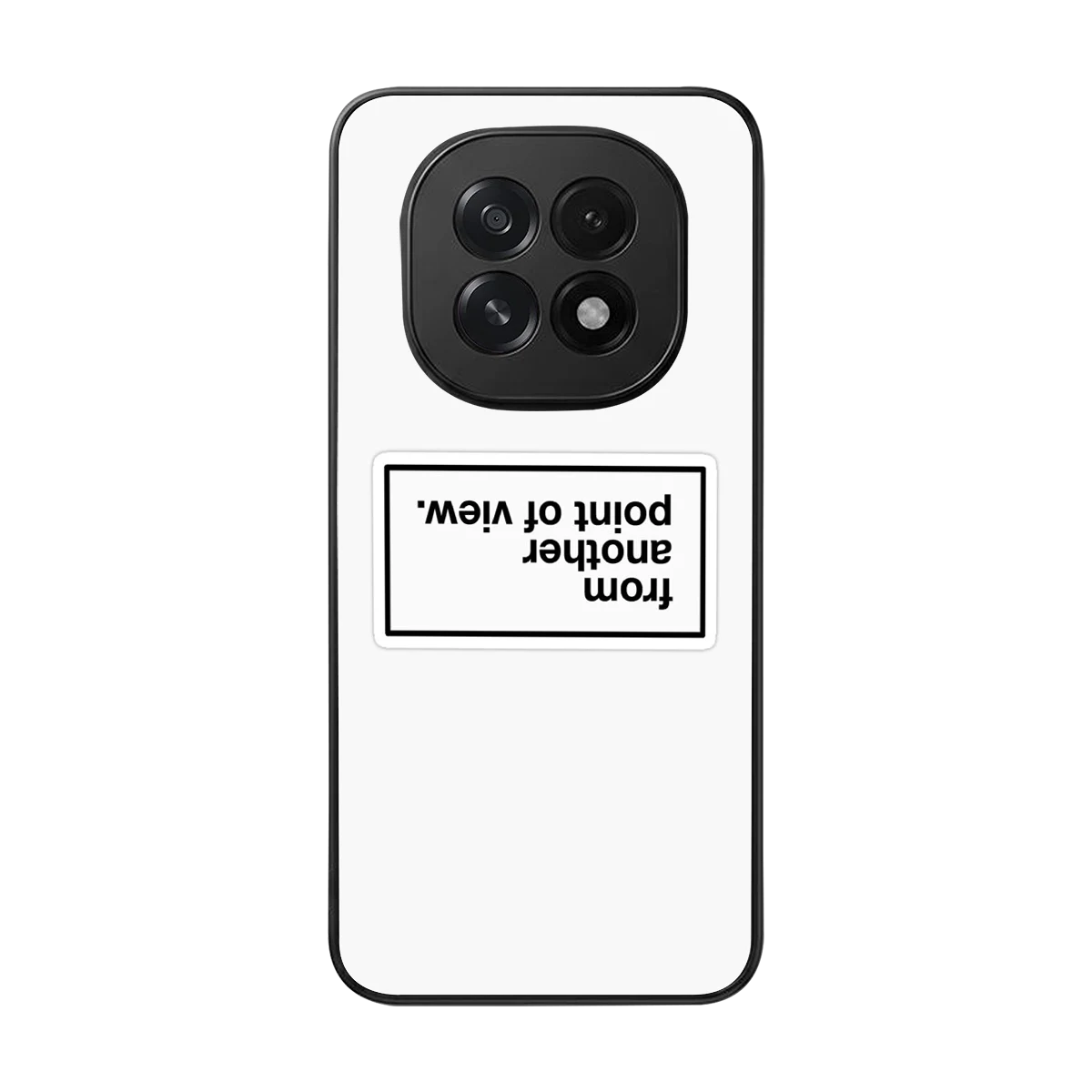 Point Of View White Edition back phone cover | glass case for oppo f29 5g