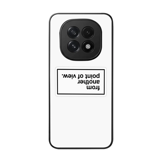 Point Of View White Edition back phone cover | glass case for oppo f29 5g