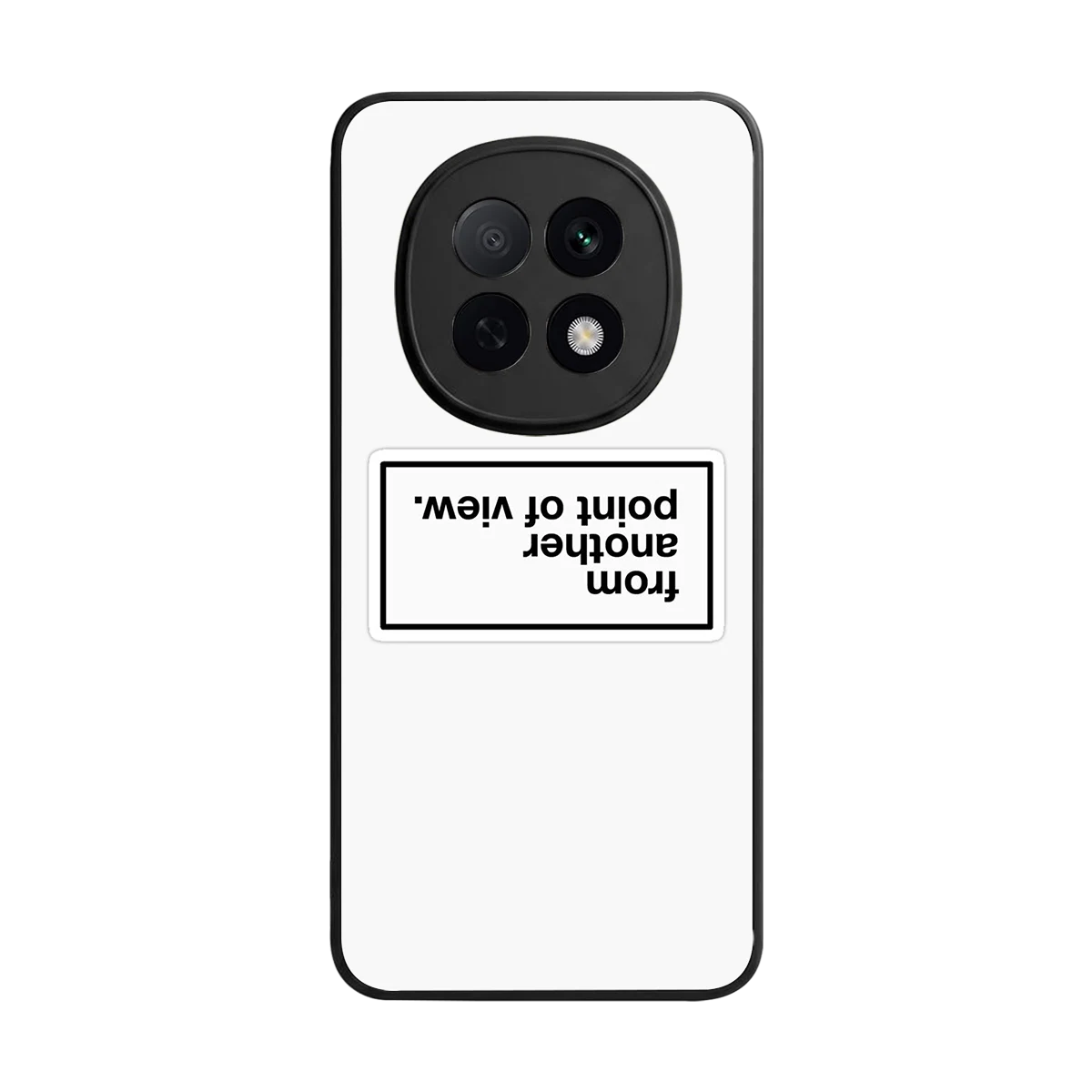 Point Of View White Edition back phone cover | glass case for oppo f29 pro 5g