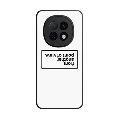 Point Of View White Edition back phone cover | glass case for oppo f29 pro 5g