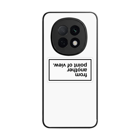 Point Of View White Edition back phone cover | glass case for oppo f29 pro 5g