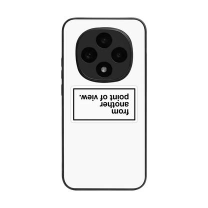 Point Of View White Edition back phone cover | glass case for oppo f31 pro 5g