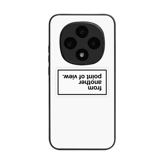 Point Of View White Edition back phone cover | glass case for oppo f31 pro 5g