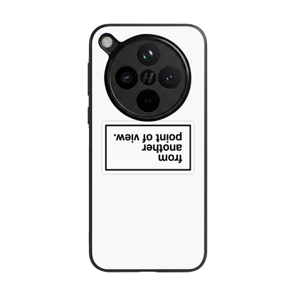 Point Of View White Edition back phone cover | glass case for oppo find x8