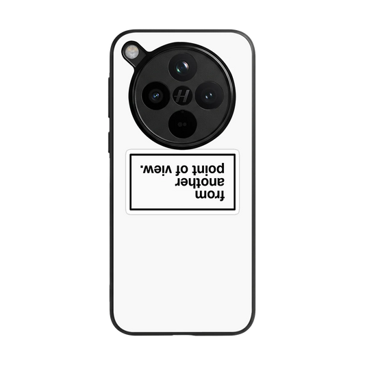 Point Of View White Edition back phone cover | glass case for oppo find x8
