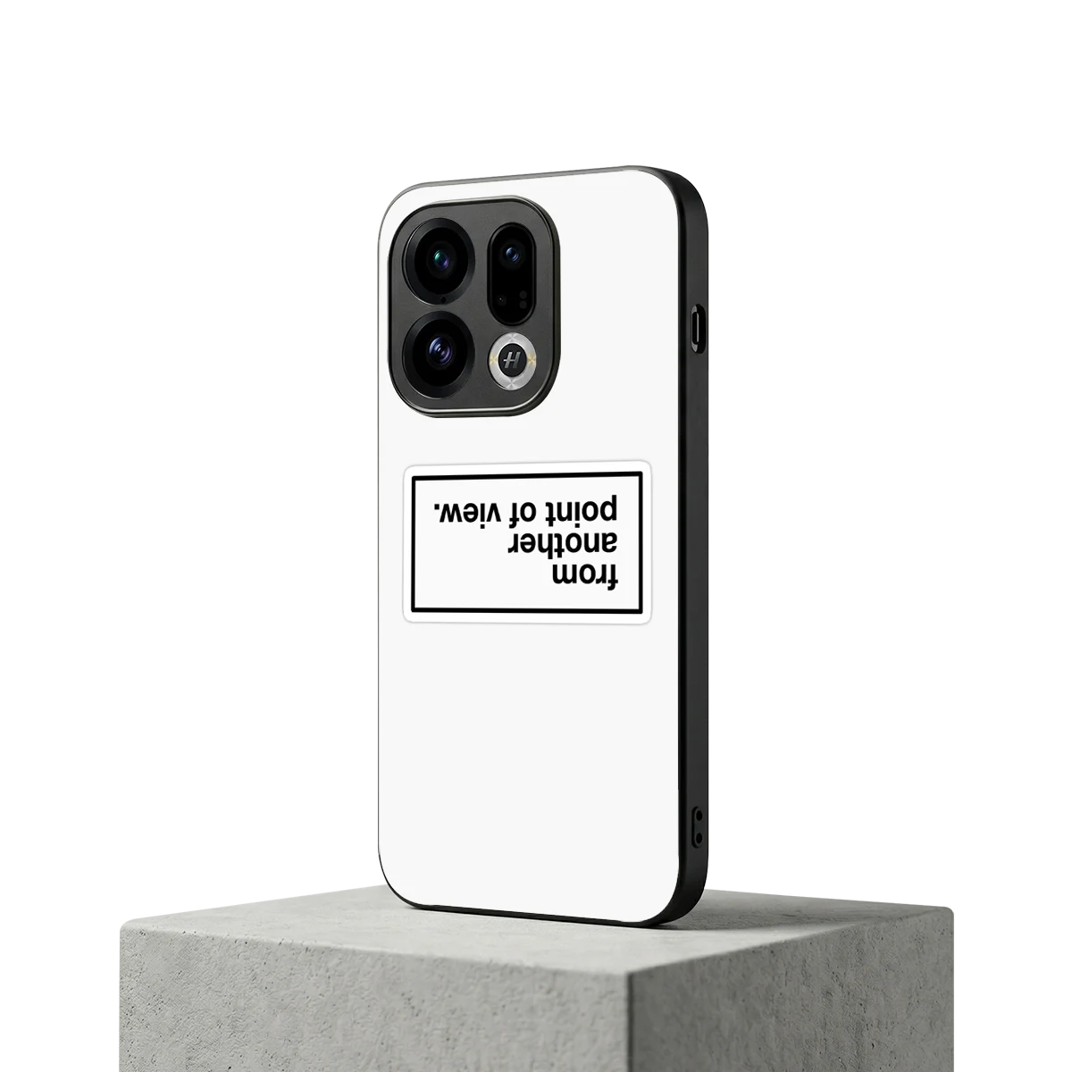 Point Of View White Edition oppo find x9 mobile cover | shockproof glass phone case