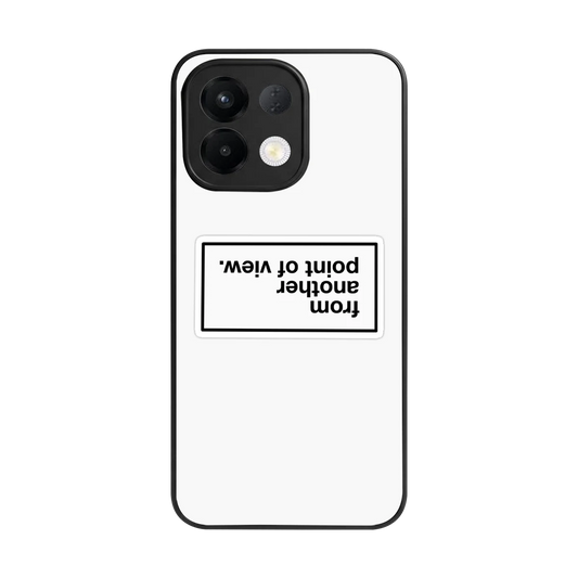 Point Of View White Edition back phone cover | glass case for oppo k13 5g