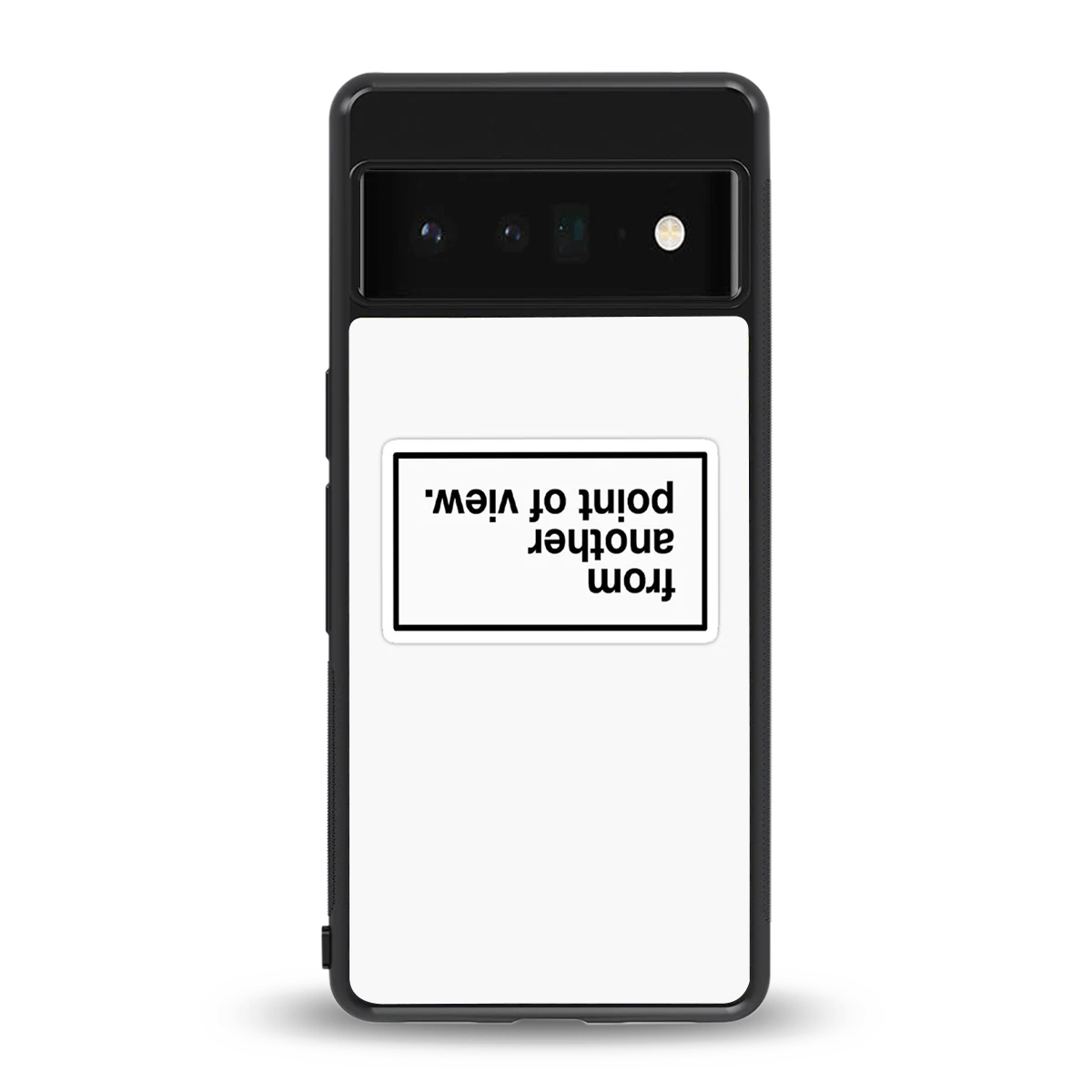 Point Of View White Edition back phone cover | glass case for google pixel 6 pro