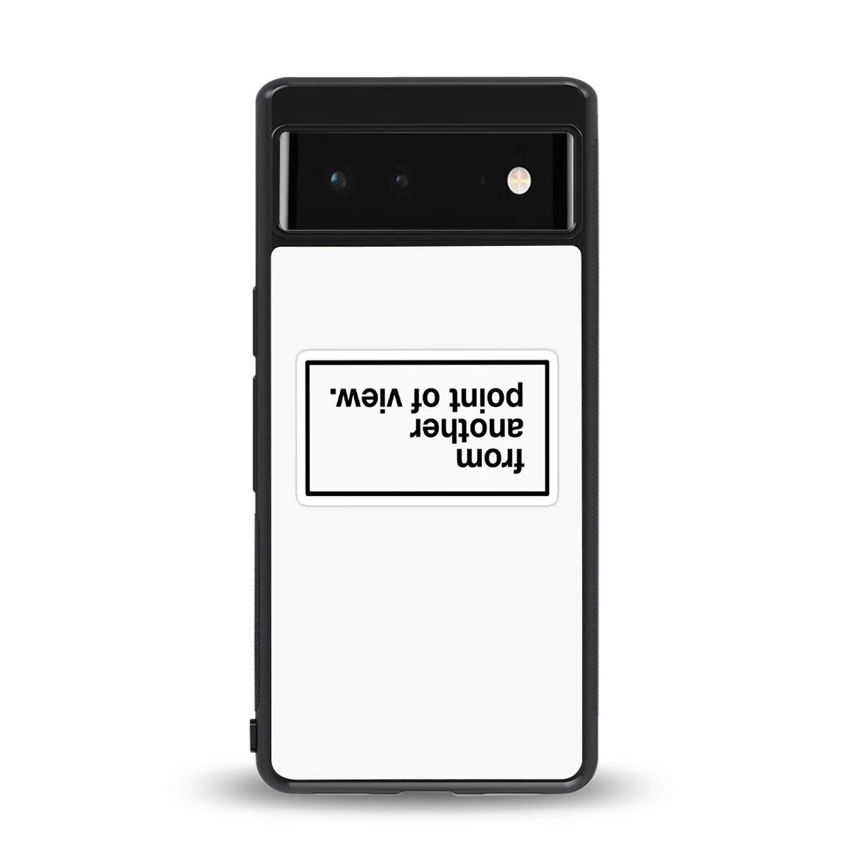 Point Of View White Edition back phone cover | glass case for google pixel 6a