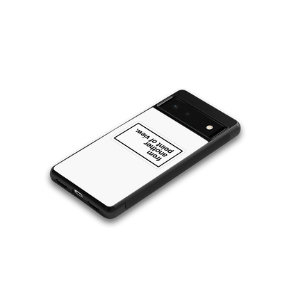 Point Of View White Edition google pixel 6 mobile cover | shockproof glass phone case