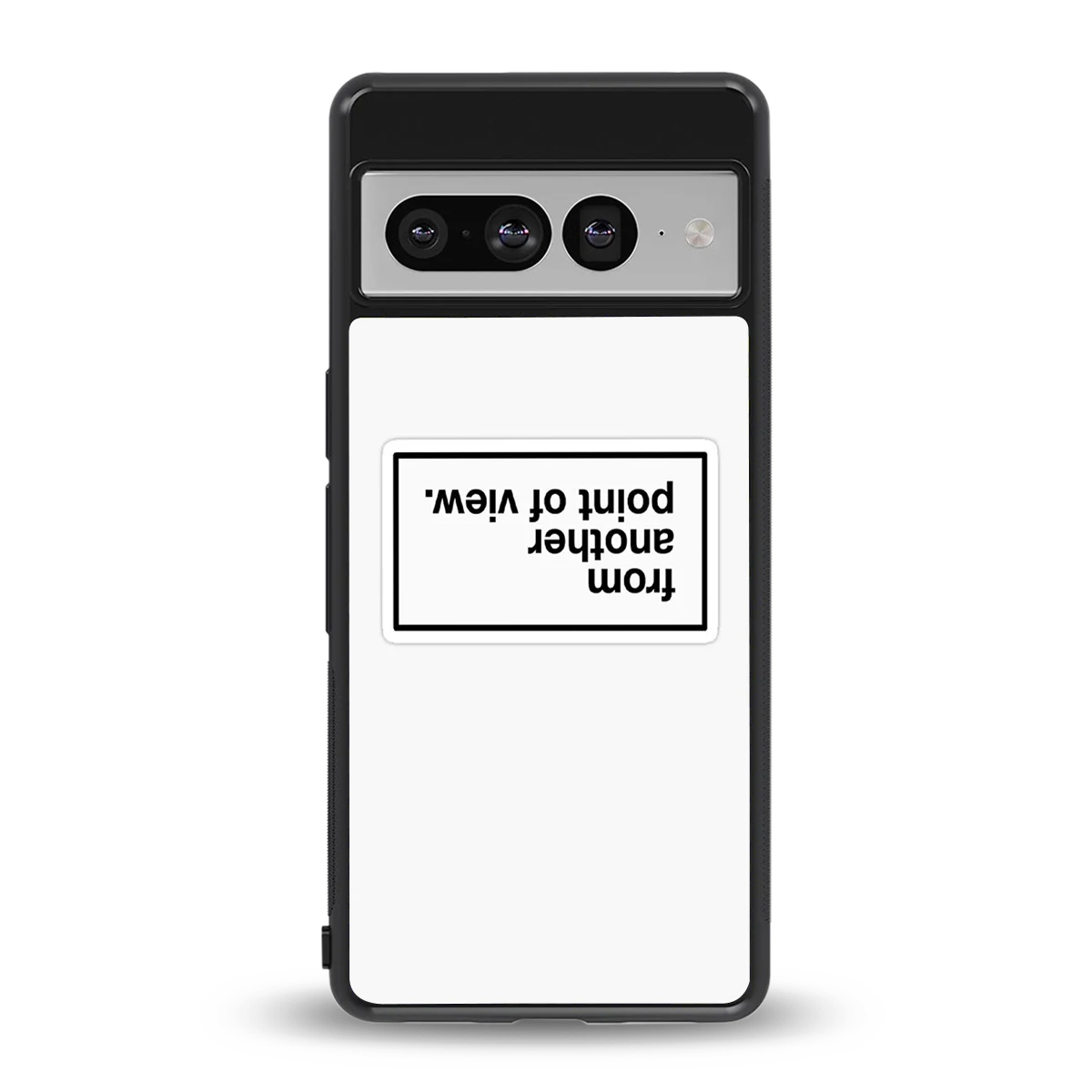 Point Of View White Edition back phone cover | glass case for google pixel 7 pro