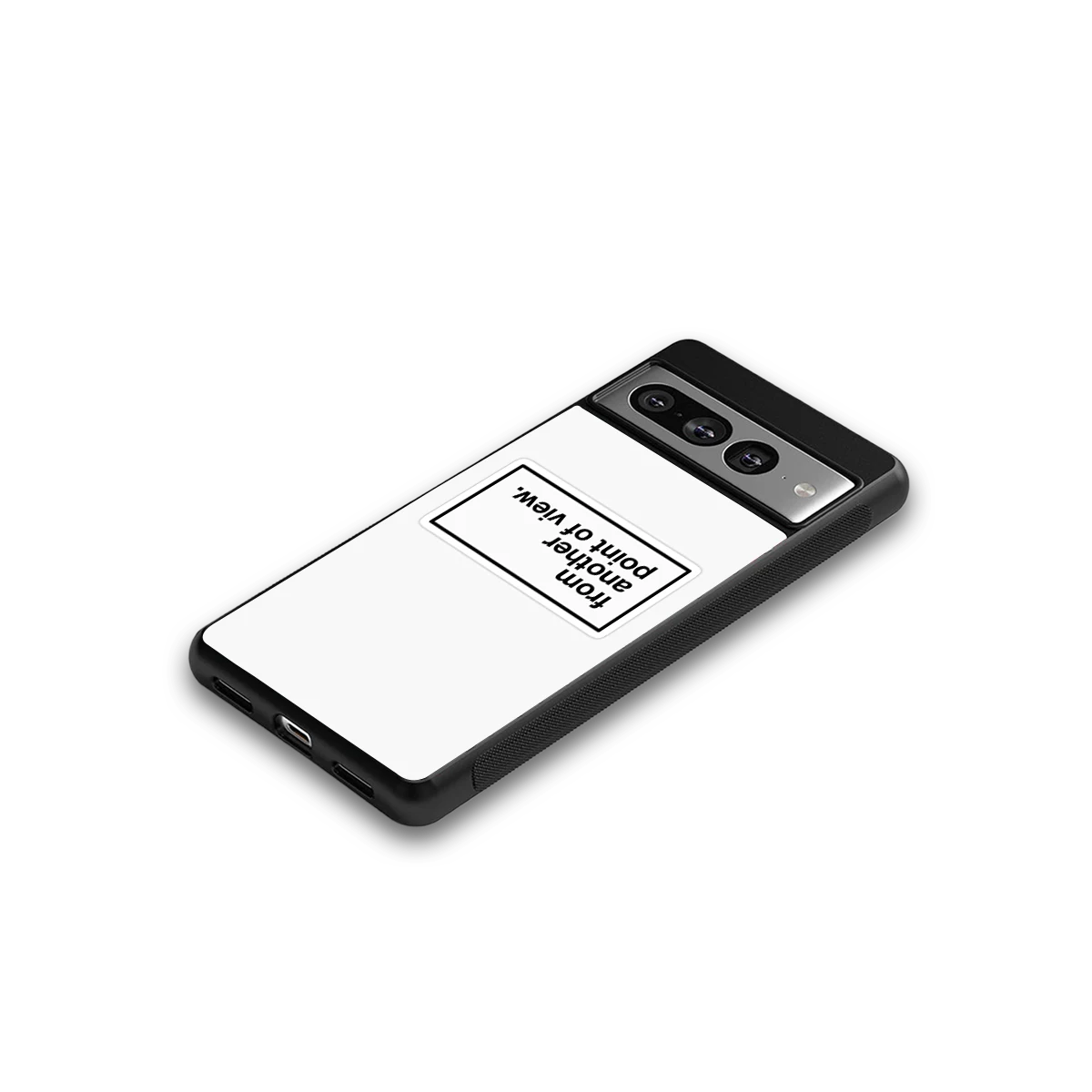 Point Of View White Edition google pixel 7 pro mobile cover | shockproof glass phone case