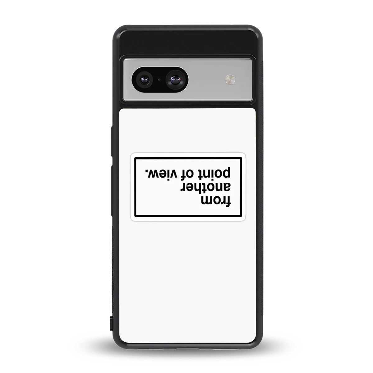 Point Of View White Edition back phone cover | glass case for google pixel 7a