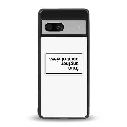Point Of View White Edition back phone cover | glass case for google pixel 7