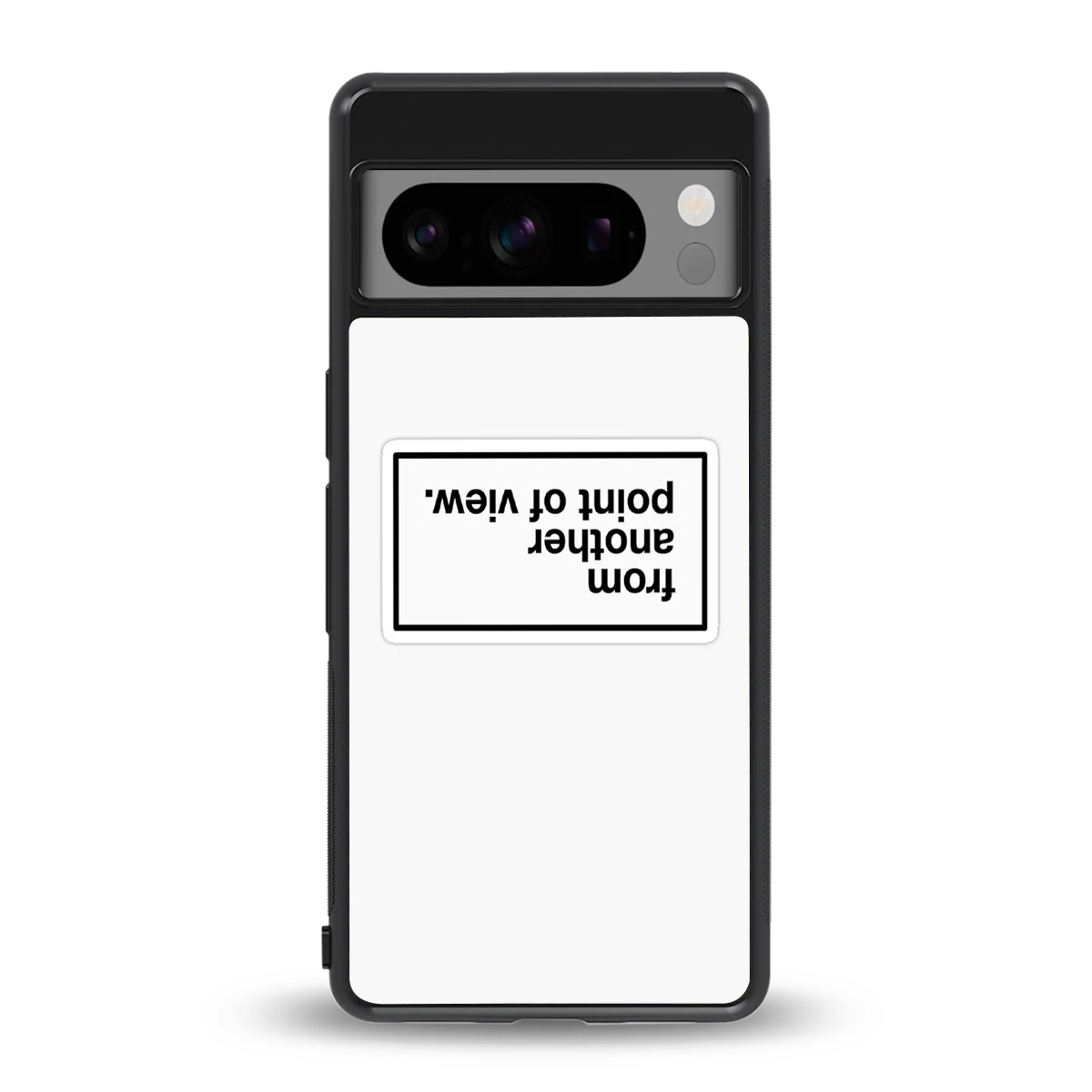 Point Of View White Edition back phone cover | glass case for google pixel 8 pro