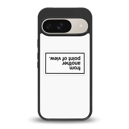 Point Of View White Edition back phone cover | glass case for google pixel 9