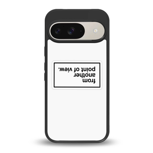 Point Of View White Edition back phone cover | glass case for google pixel 9