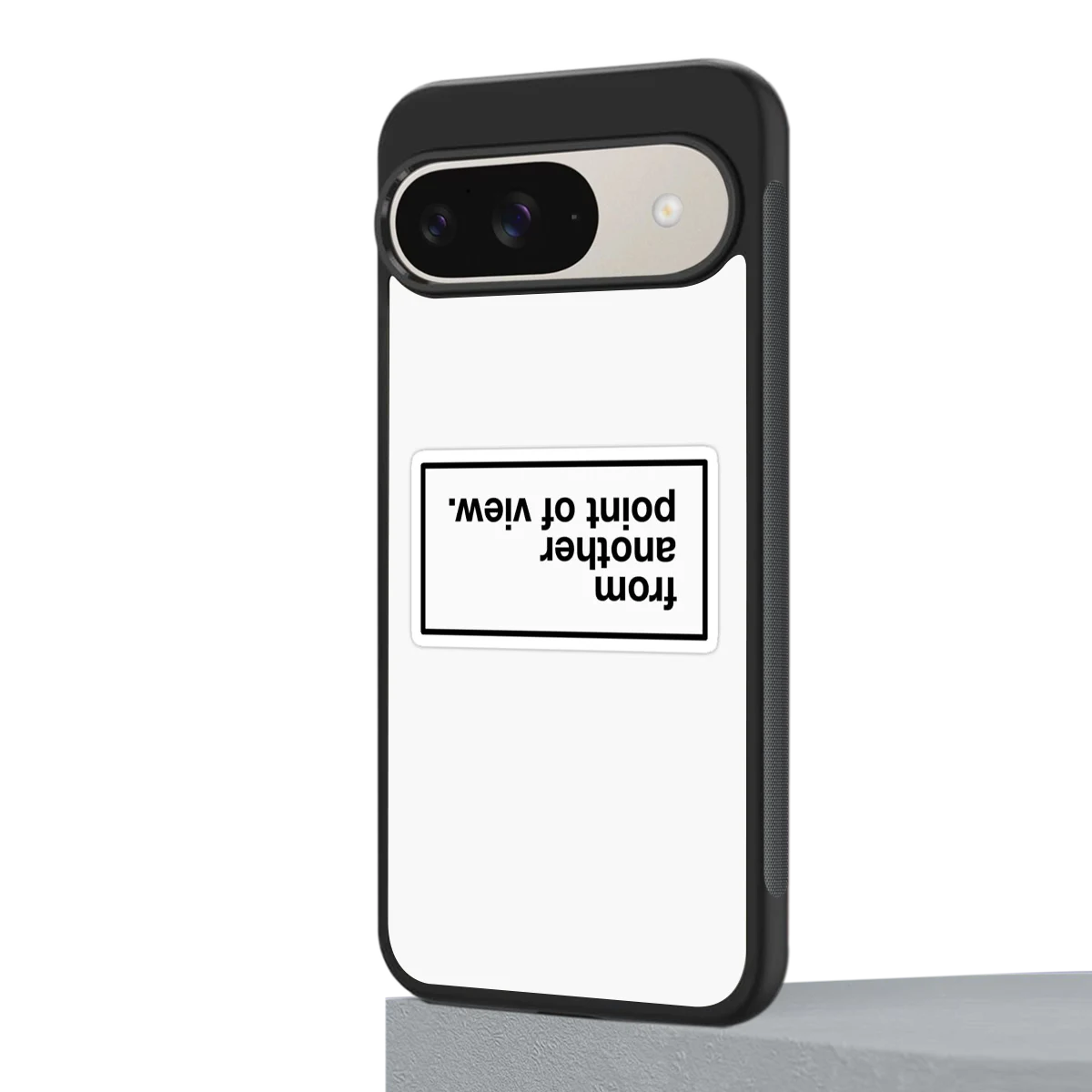 Point Of View White Edition google pixel 9 mobile cover | shockproof glass phone case