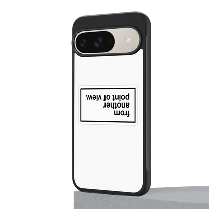 Point Of View White Edition google pixel 9 mobile cover | shockproof glass phone case