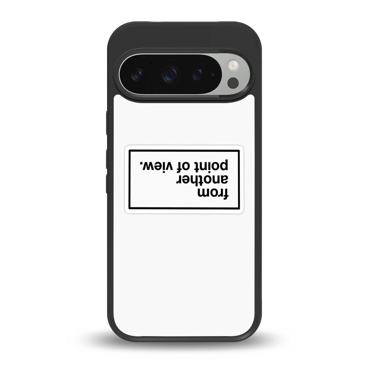 Point Of View White Edition back phone cover | glass case for google pixel 9 pro