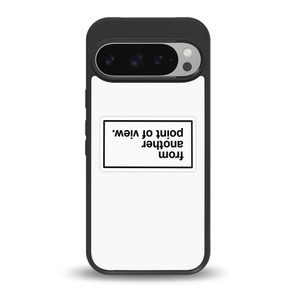 Point Of View White Edition back phone cover | glass case for google pixel 9 pro xl
