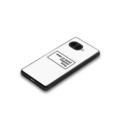 Point Of View White Edition stylish phone case for google pixel 9a | glossy glass and slim fit