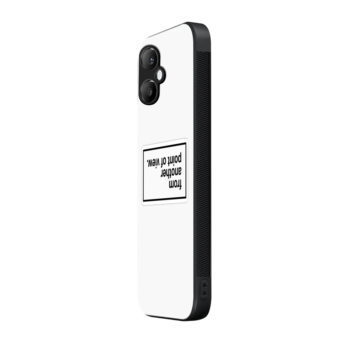 Point Of View White Edition samsung galaxy a06 5g mobile cover | shockproof glass phone case